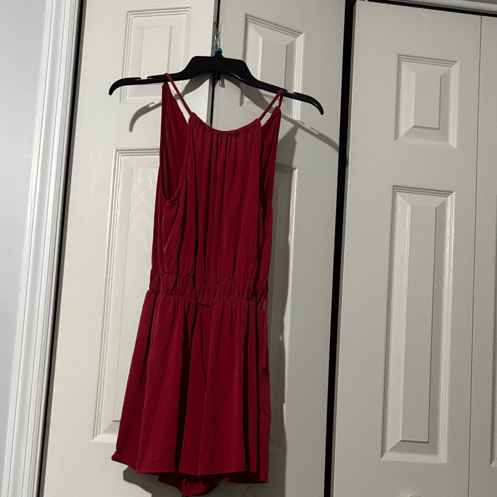 Red romper